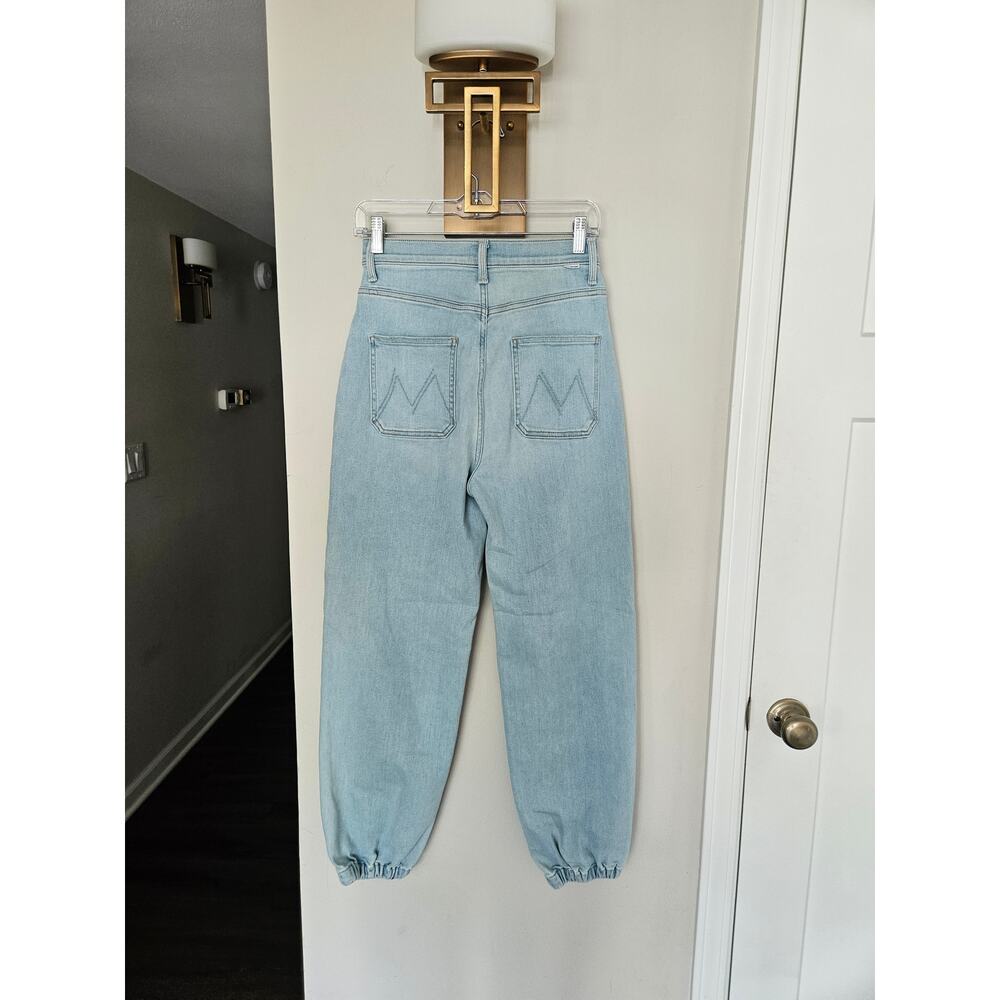 Mother Denim Women's The Wrapper Patch Springy Ankle Jeans Chill Pill Size 26 - Picture 9 of 16